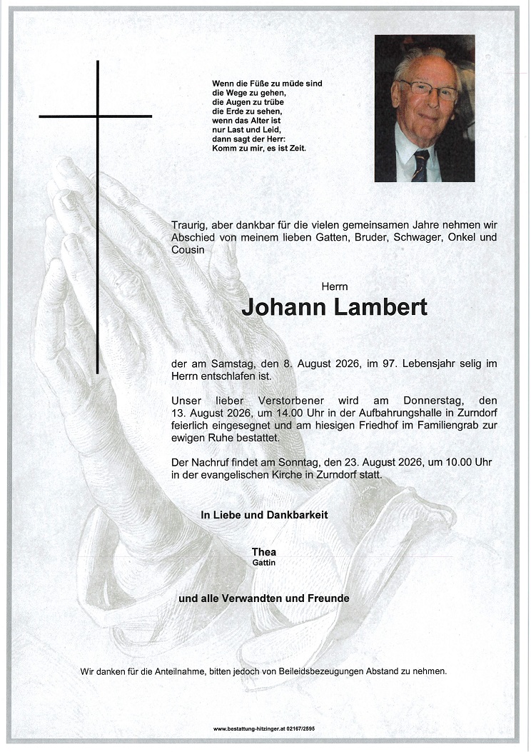 Parte Johann Lambert